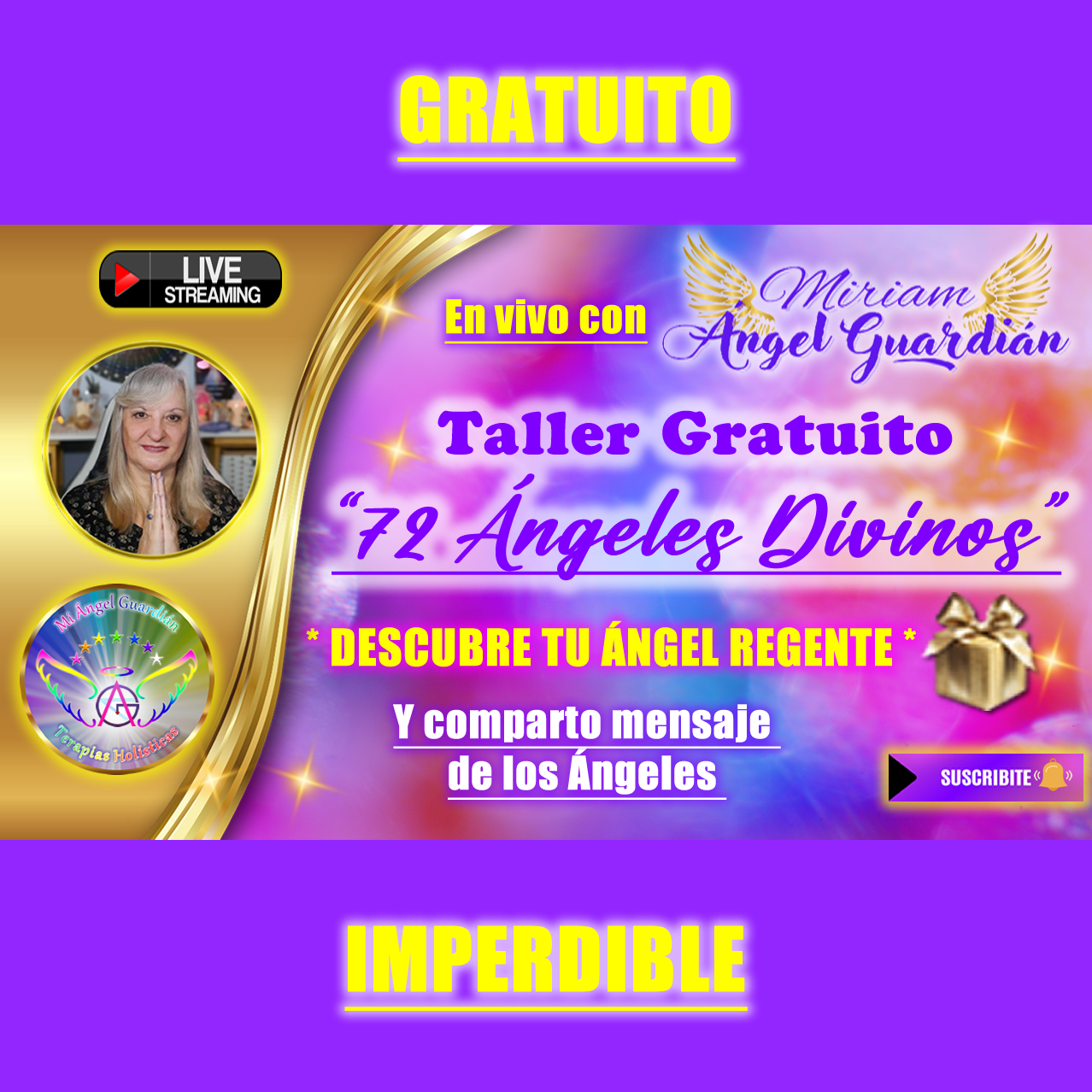 Taller Gratuito ” 72 Ángeles Divinos”